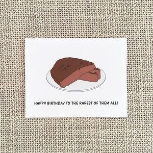 Funny Steak Birthday Card, Birthday Gift for Dad or Boyfriend - Etsy