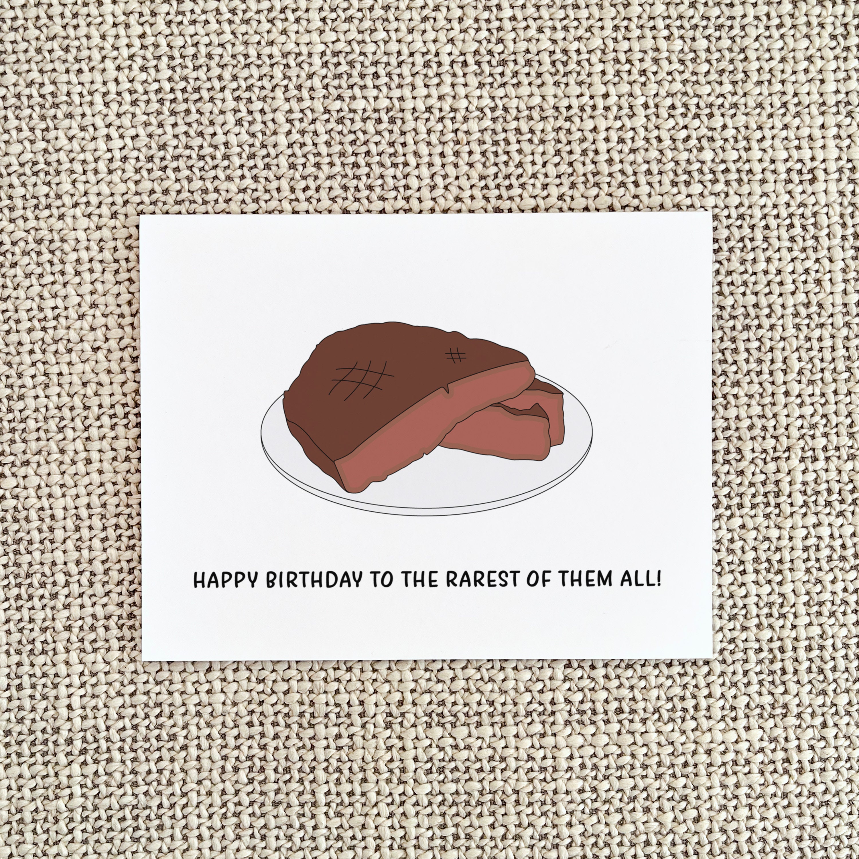 Funny Steak Birthday Card Birthday Gift for Dad or Boyfriend - Etsy Canada