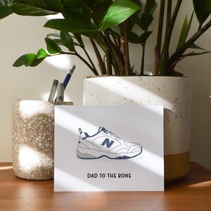 Funny Father's Day Card For Dad, Old Man Shoes Gift For Dad image 8