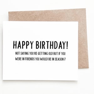 Carte d'anniversaire 30 ans amusante, cadeau d'anniversaire de 30 amis pour lui ou elle