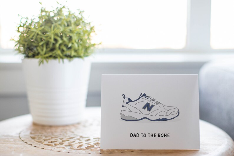 Funny Father's Day Card For Dad, Old Man Shoes Gift For Dad image 9