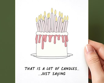 That's A Lot of Candles Birthday Card