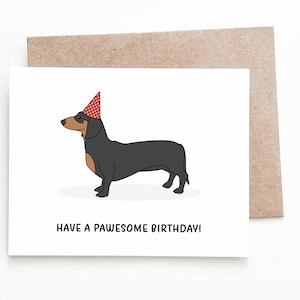 Carte d'anniversaire drôle de chien, cadeau d'anniversaire d'animal de compagnie pour lui ou elle