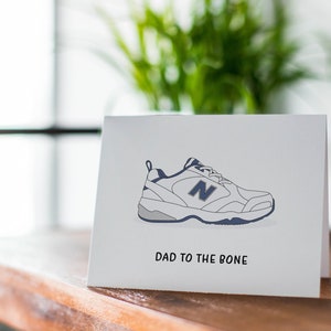 Funny Father's Day Card For Dad, Old Man Shoes Gift For Dad image 5