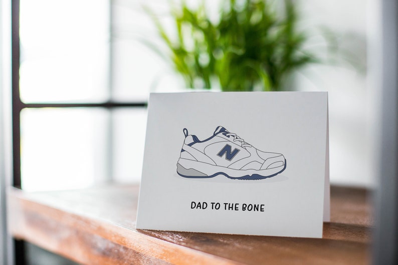 Funny Father's Day Card For Dad, Old Man Shoes Gift For Dad image 5