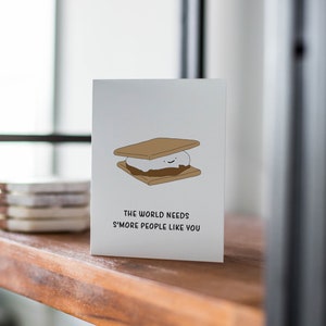 Funny Smores Thank You Card, Thank You Gift for Him or Her image 6