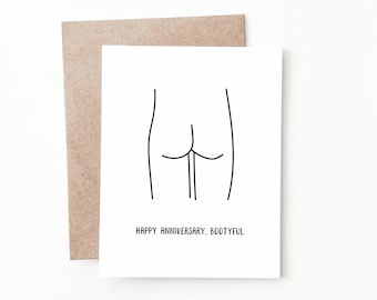 Funny Anniversary Card, Naughty Anniversary Gift