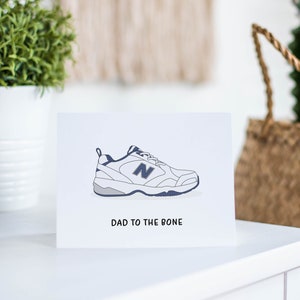 Funny Father's Day Card For Dad, Old Man Shoes Gift For Dad image 3