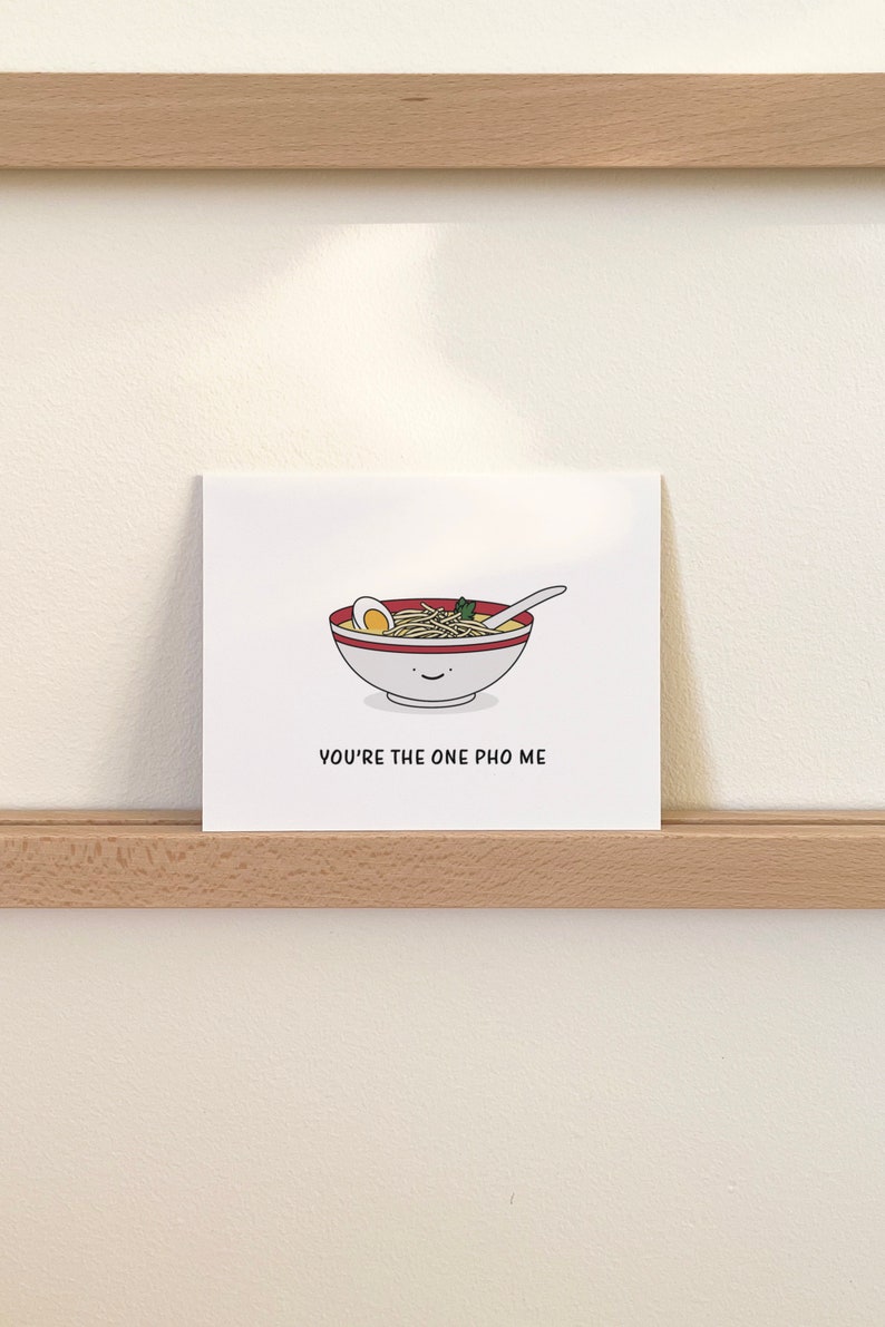 Funny Pho Anniversary Card, Pho Bowl Anniversary Gift image 2