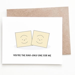 Carte d'anniversaire de raviolis drôle, cadeau d'anniversaire de pâtes mignon pour lui ou elle