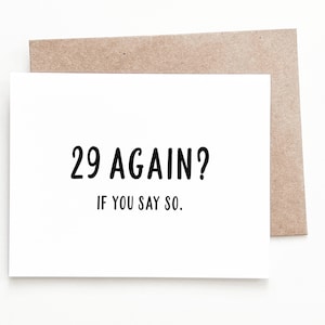 Funny 30th Birthday Card, Getting Old Birthday Gift