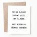 Funny Mothers Day Card, Third Child Card for Mom 