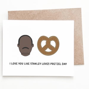 Carte d'anniversaire amusante The Office, cadeau d'anniversaire Stanley