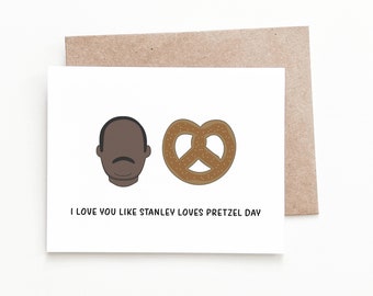 Funny The Office Anniversary Card, Stanley Anniversary Gift