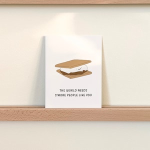 Funny Smores Thank You Card, Thank You Gift for Him or Her image 2