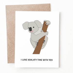 Carte d'anniversaire drôle de koala, cadeau d'anniversaire de koala pour lui ou elle