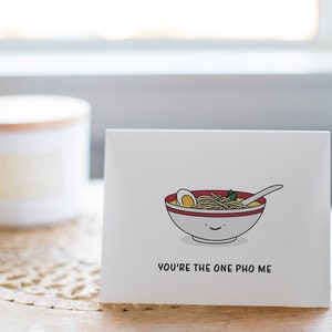 Funny Pho Anniversary Card, Pho Bowl Anniversary Gift image 6