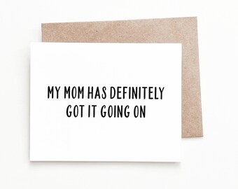 Funny Mother’s Day Card | Card for Mom From Daughter or Son | Sarcastic ...