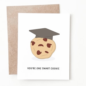 Carte de remise des diplômes en biscuit drôle, cadeau de remise des diplômes en biscuit intelligent pour lui ou elle