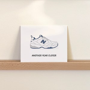 Funny Old Man Shoes Birthday Card, Birthday Gift for Dad or Boyfriend image 2