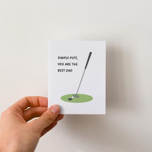Simply Putt Golfing Father's Day Card image 7