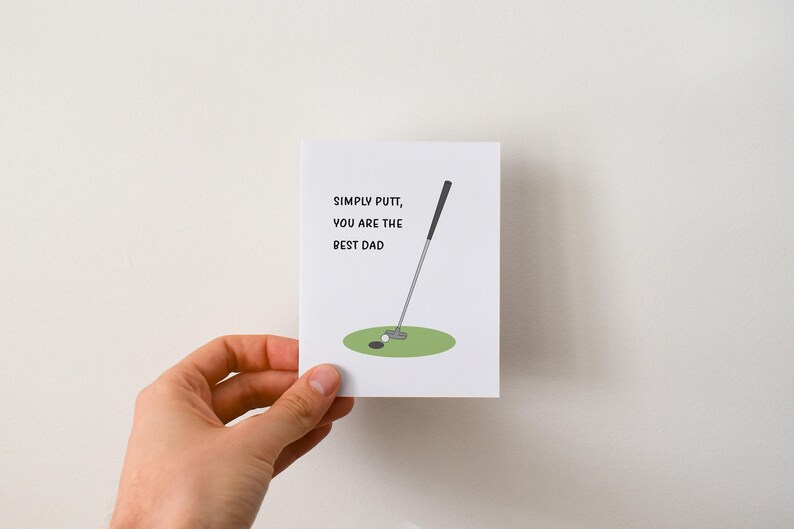 Simply Putt Golfing Father's Day Card image 7