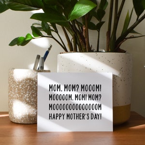 Funny Mothers Day Card, Where's Mom Card for Mom image 8