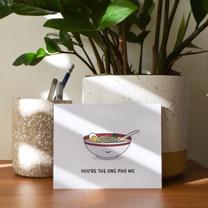 Funny Pho Anniversary Card, Pho Bowl Anniversary Gift image 8