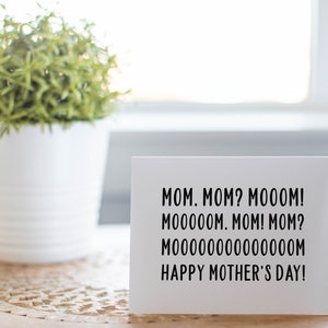 Funny Mothers Day Card, Where's Mom Card for Mom image 9