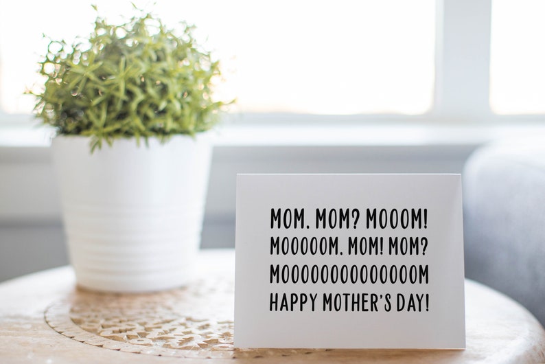 Funny Mothers Day Card, Where's Mom Card for Mom image 9