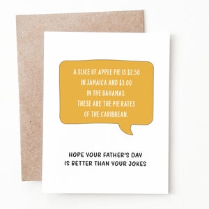 Carte de fête des pères drôle, cadeau de blague de papa pour papa