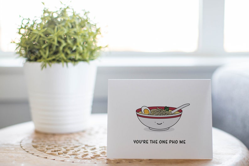 Funny Pho Anniversary Card, Pho Bowl Anniversary Gift image 9