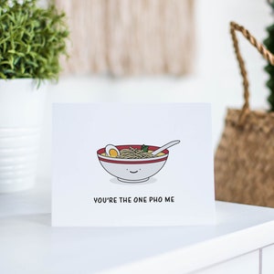 Funny Pho Anniversary Card, Pho Bowl Anniversary Gift image 3