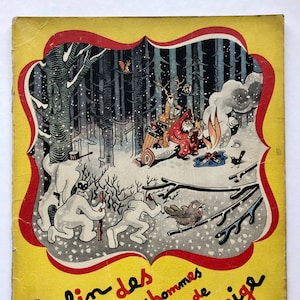 Le Fin des Bonhommes de Neige. Escrito e ilustrado por Pierre Perón. Lingua francesa. Tamanho: 31 x 24,5 cm.