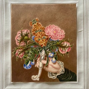 パリで描かれた1977年作】CAGRAIN CANSO 作 鉛筆画 / 木炭画