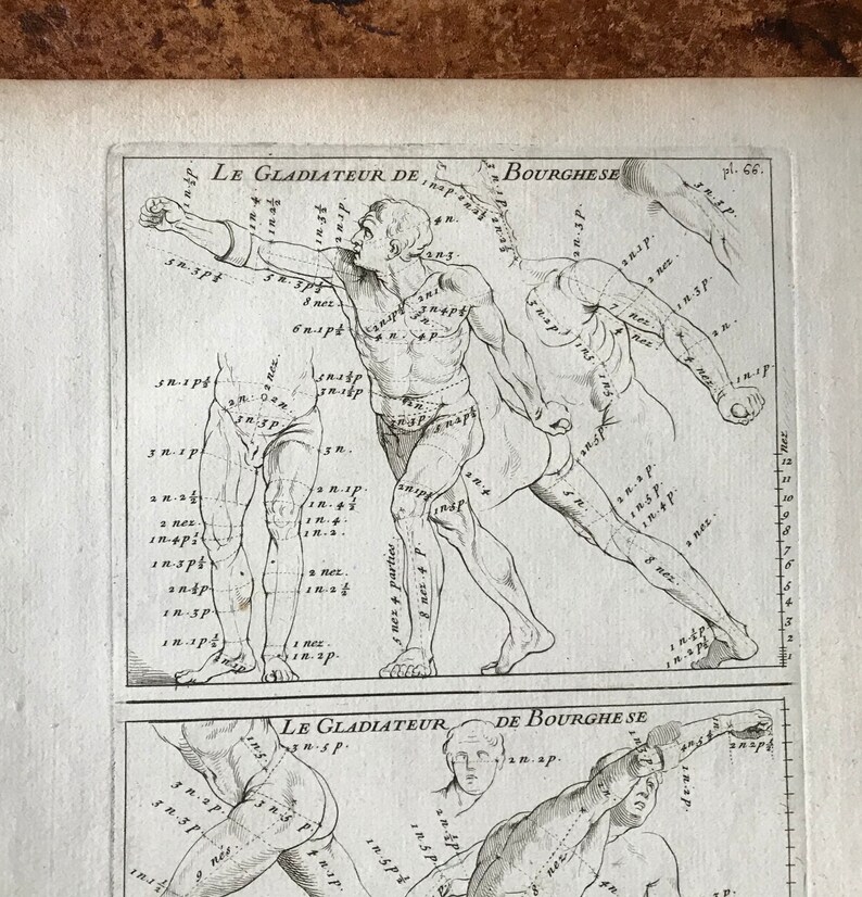 An Original Engraving From the nouvelle Methode Pour Etsy