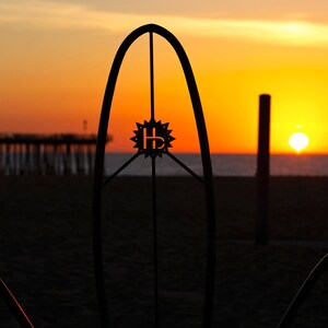 Hermosa Beach Sunset Photography Print I California Coast Pier Wall Art I Beach Crest Silhouette Decor I Surf and Sand I West Coast Photo