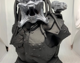 Predator Bust 3d Printed