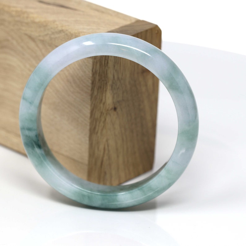 Real Burmese Jadeite Jade Bangle Bracelet 57.8 Mm 432 | Etsy