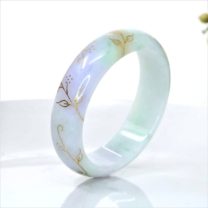 jade bangle gold