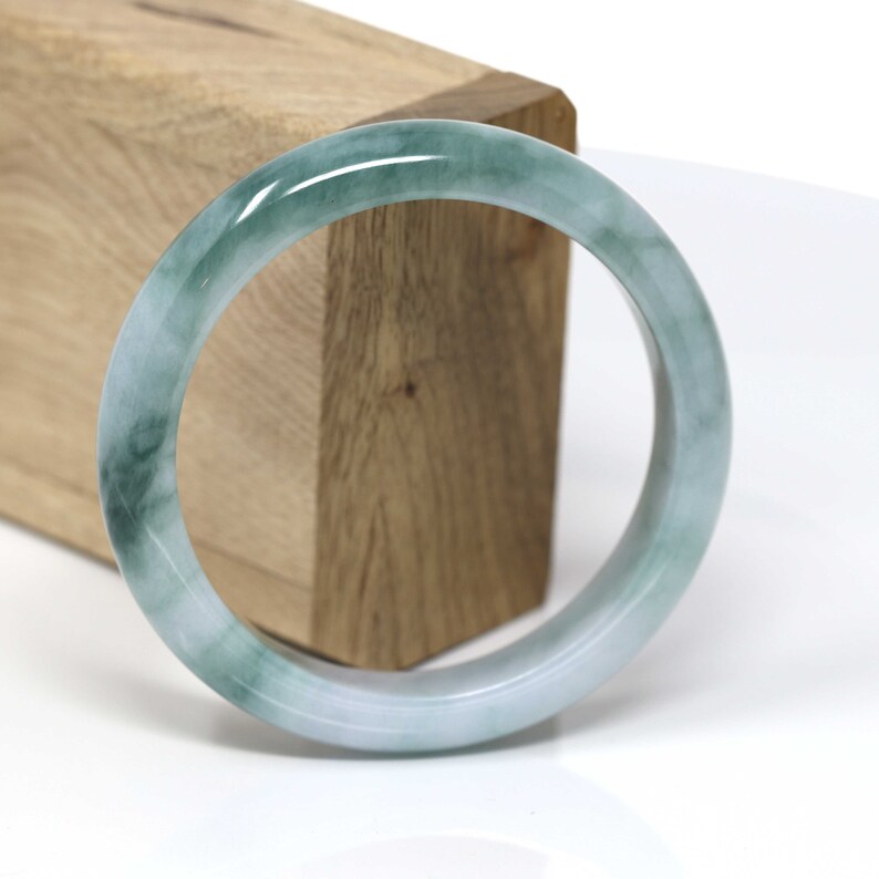 Real Burmese Jadeite Jade Bangle Bracelet 57.8 Mm 432 | Etsy