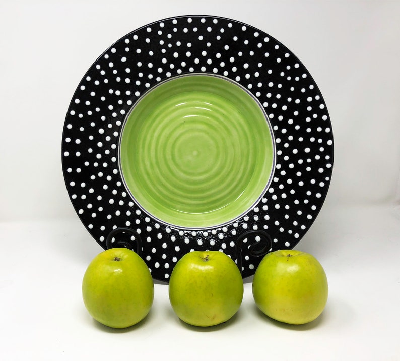 Large Ceramic Bowl Decorative Bowl Centerpiece Bowl Fruit Etsy