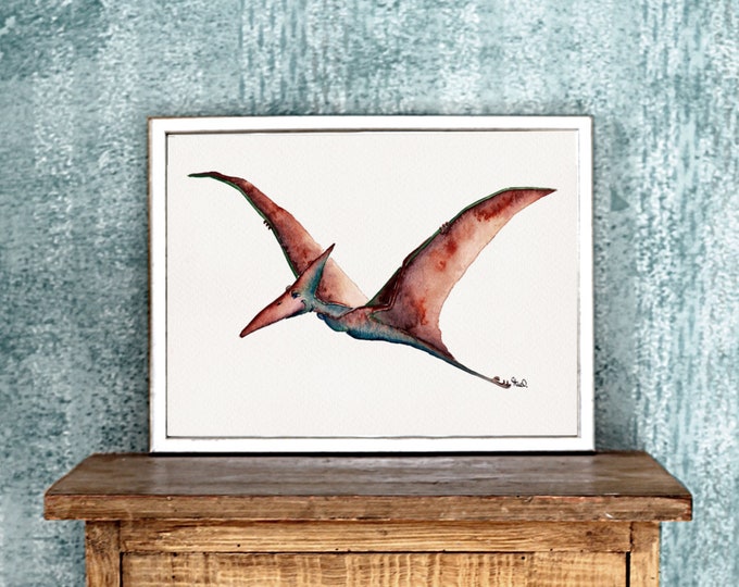 Print pterosaurs