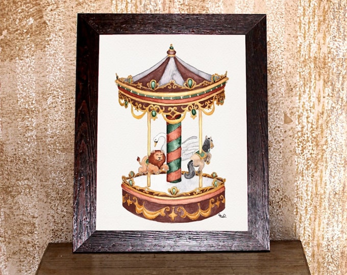 Print kids carousel