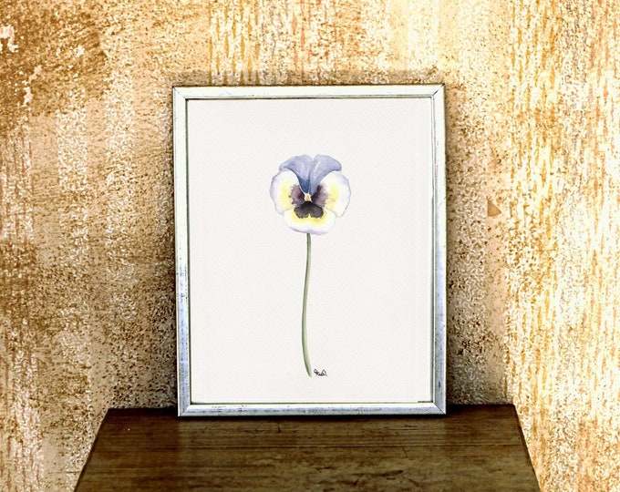 Print pansies