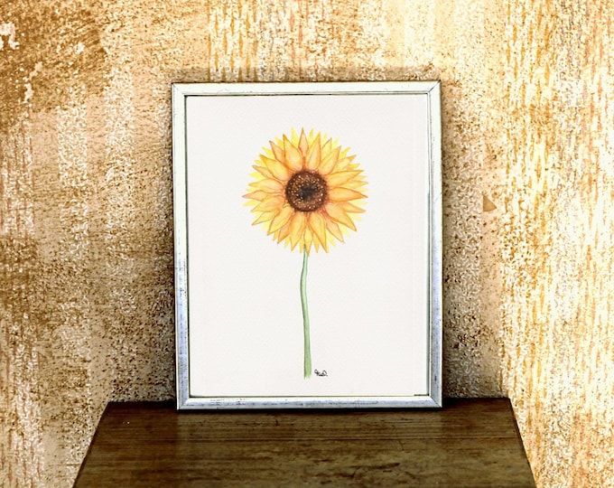 Print Sunflower