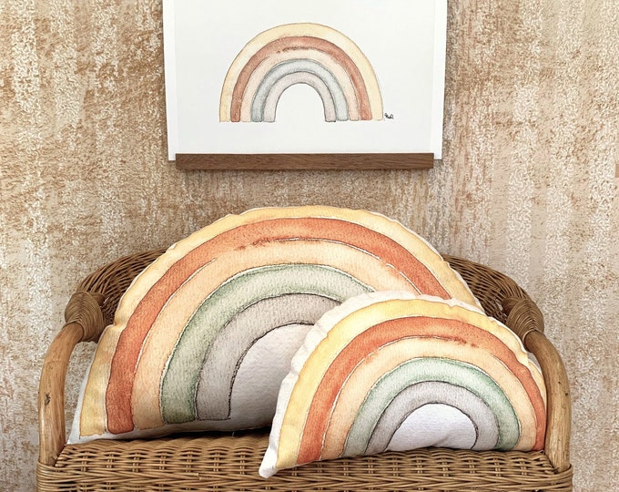 Rainbow Pillow Rose