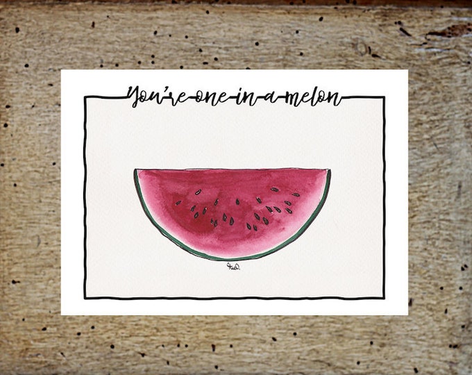 Postcard Watermelon