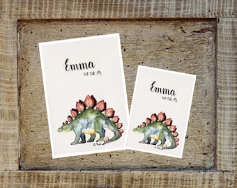 U booklet/travel/vaccination card cover Stegosaurus