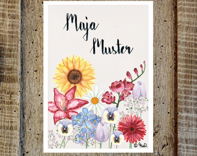 Maternity Passport Cover Flower Meadow